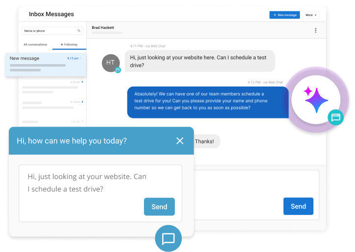 Multi-channel chat and text CRM software for improved engagement