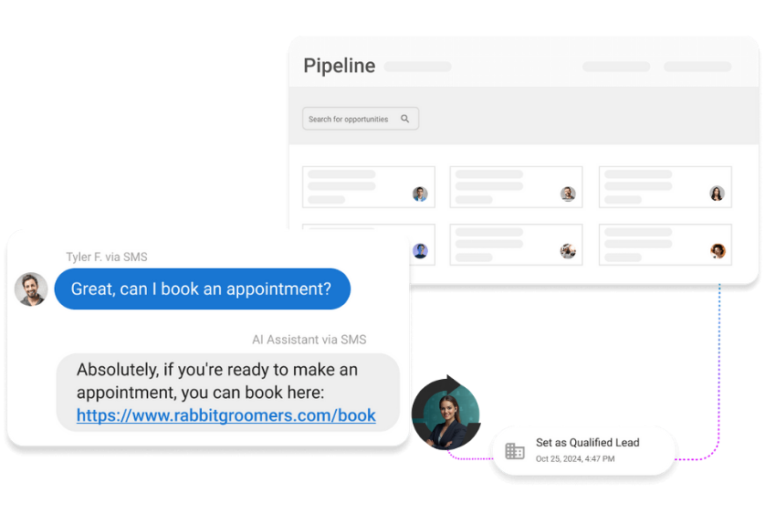 AI-powered chat delivering personalized customer engagement